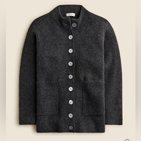 J. Crew Relaxed milano-stitch cardigan - Picture 2 of 4